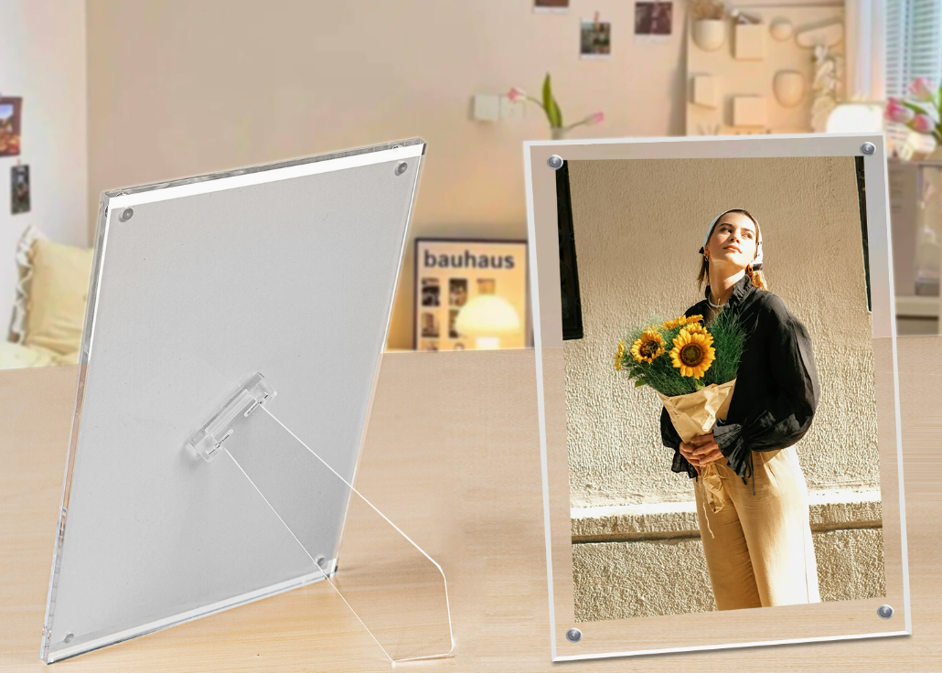 Acrylic Picture Frame with Stand